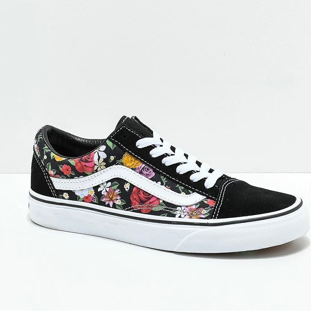Vans Old Skool Digi Floral Skate Shoe Canvas & Suede 500714 Men’s Size 4.5
